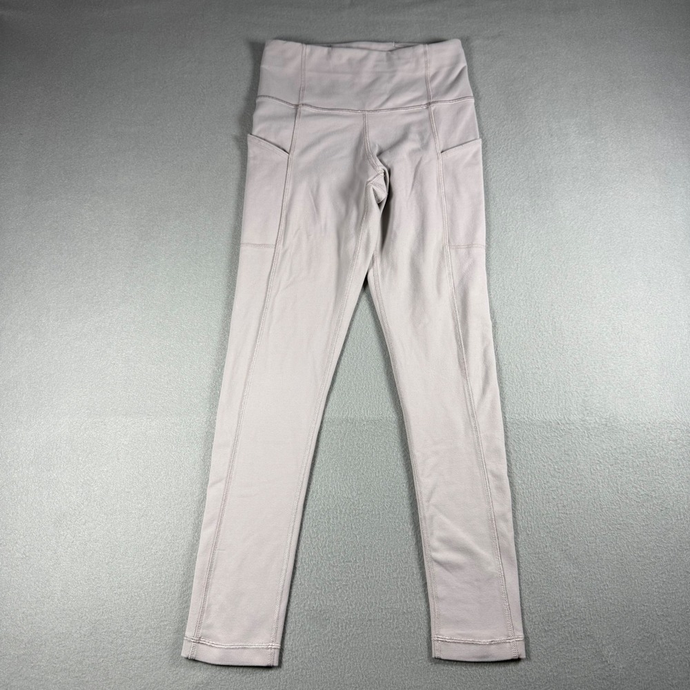 Tna Aritzia High Waisted Pocket Leggings Size S Mauve Taupe Activewear Yoga